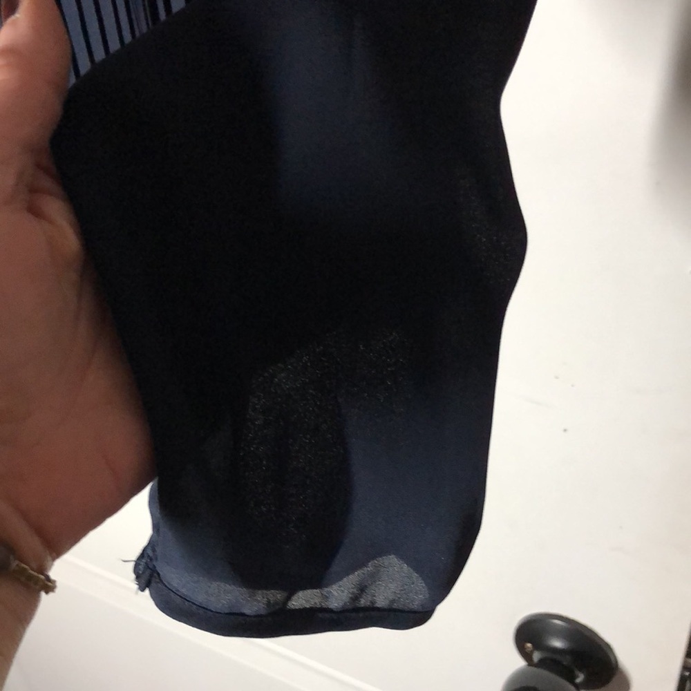 Elodie Navy Blue Blouse - Picture 6 of 6